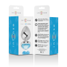 Intense - Plug Anal Métal Aluminium Coeur Bleu Taille L